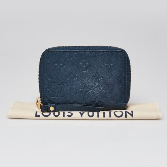 Louis Vuitton Celeste Monogram Empreinte Secret Compact Wallet - Picture 1 of 9